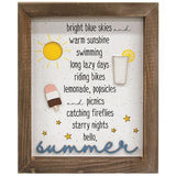 Summer Shadowbox Sign