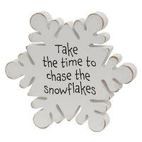 Time To Chase The Snowflakes Chunky Sitter