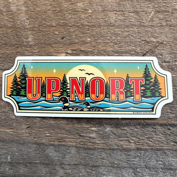 Up Nort Sticker