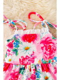 Toddler Girls Daisy & Peony Print Dress