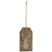 Deer Tag Ornament