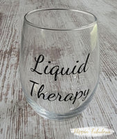 Liquid Therapy Stemless Wine Glass