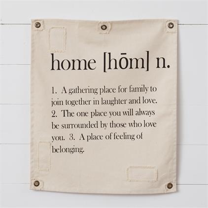 Home Canvas Wall Hanging