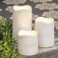 White Cement Timer Pillar-6"