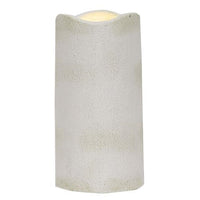 White Cement Timer Pillar-6"