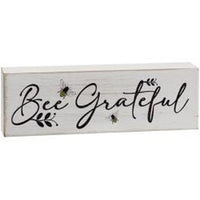 Bee Grateful Sign