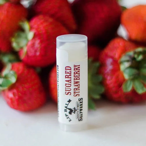 Sugared Strawberry Handmade Lip Balm