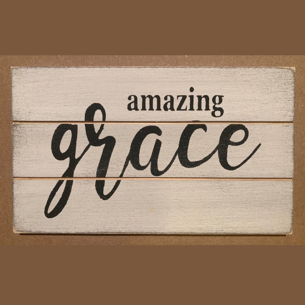 Amazing Grace Handmade Mini Sign